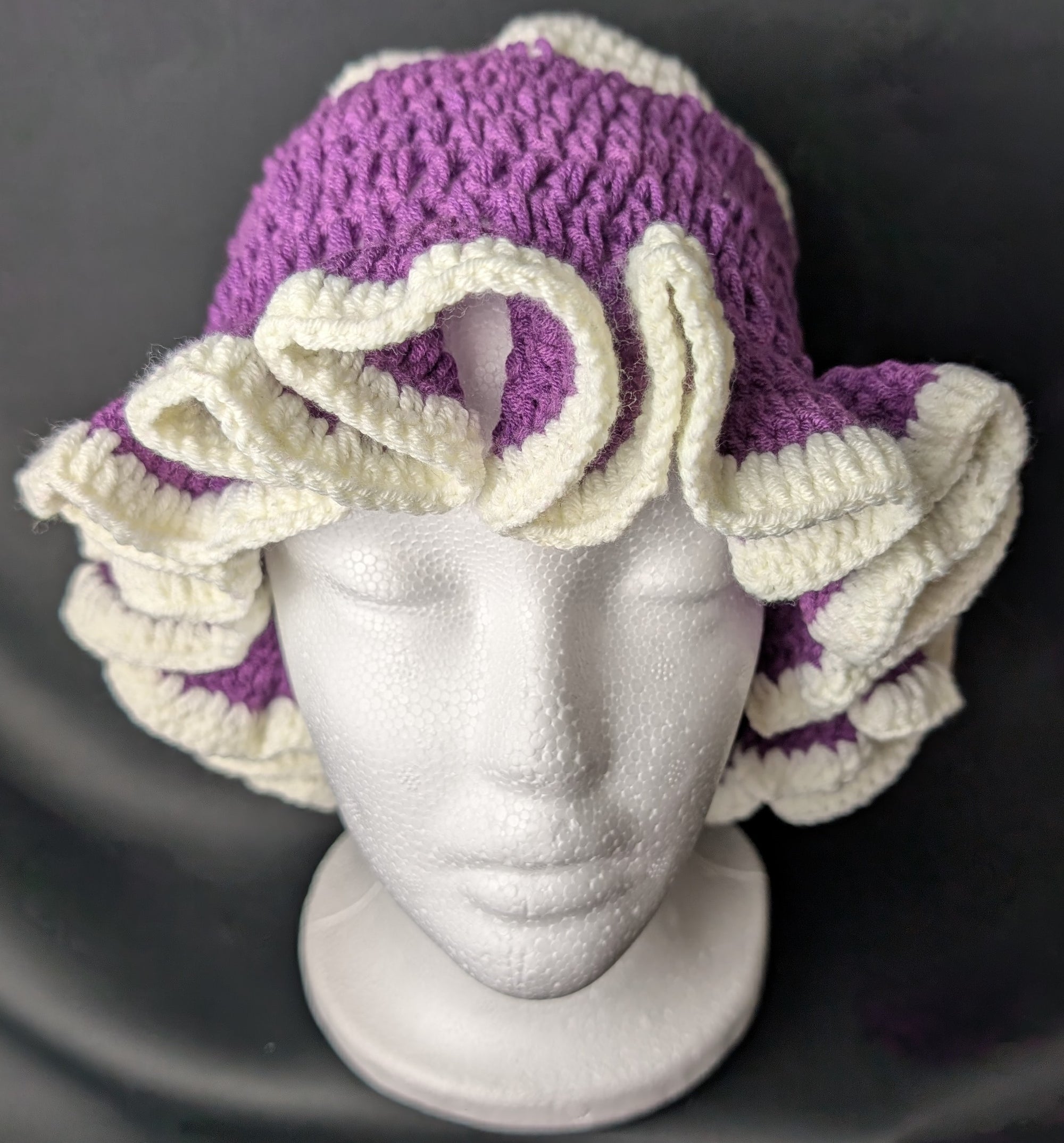 Purple & White